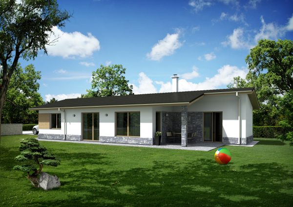 Nízkoenergetický dom pre 4 – člennú rodinu | woodhouse.sk